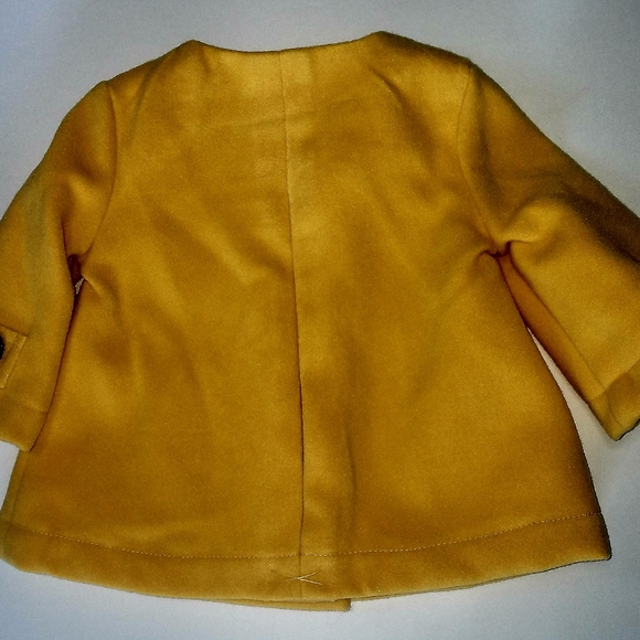 Maggie & Zoe Baby Coat Yellow Size 12 Months. - Picture 2 of 4